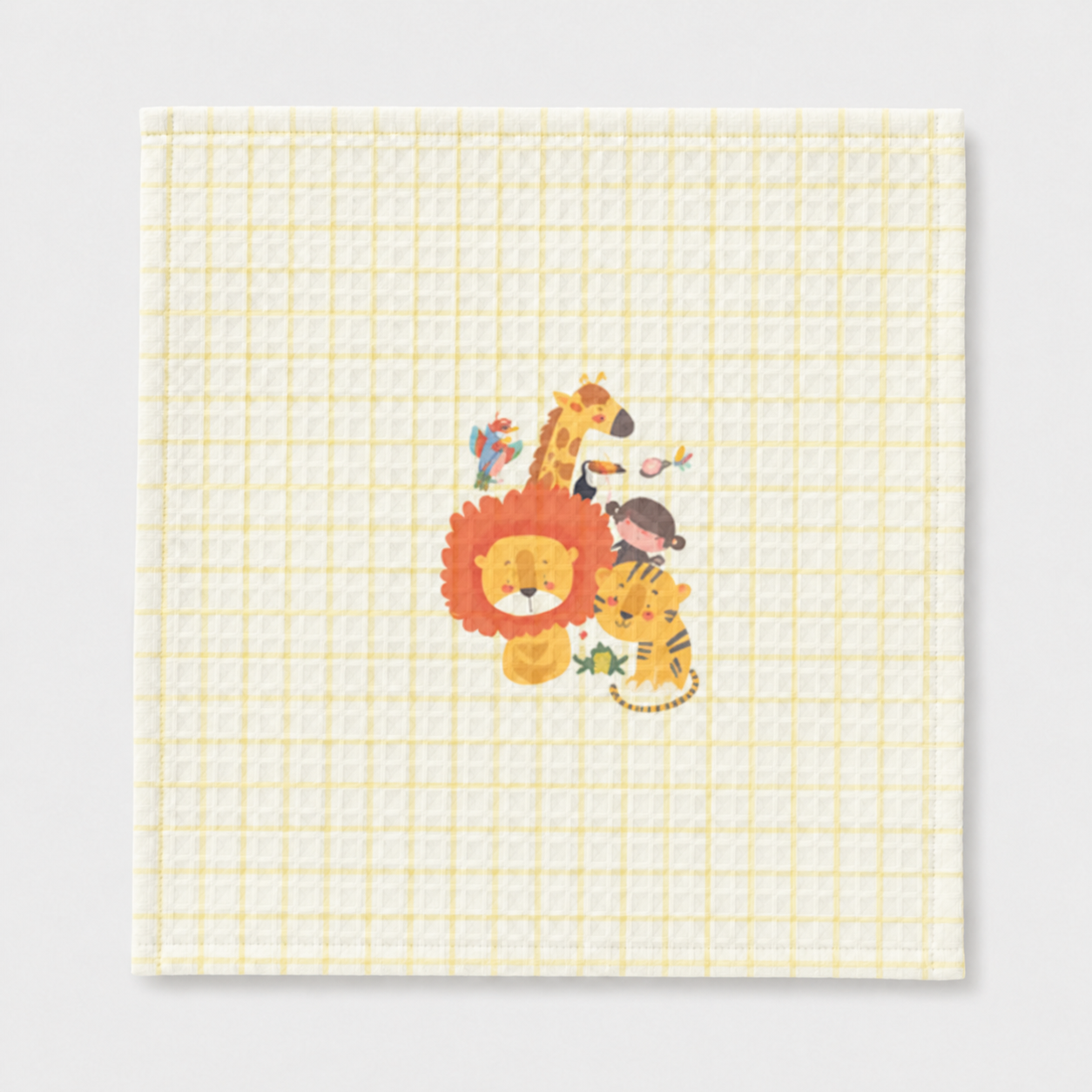 Jungle Waffle Cotton Hankies – Set of 3