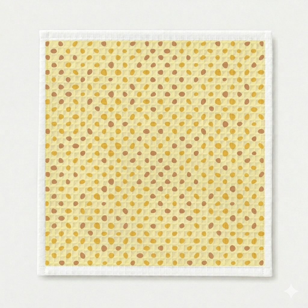Dino Waffle Cotton Hankies – Set of 3