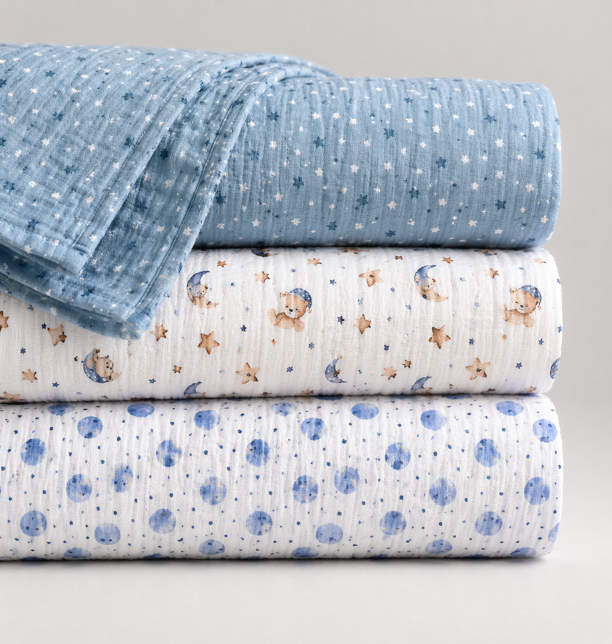 Space Muslin Swaddle Set – Set of 3