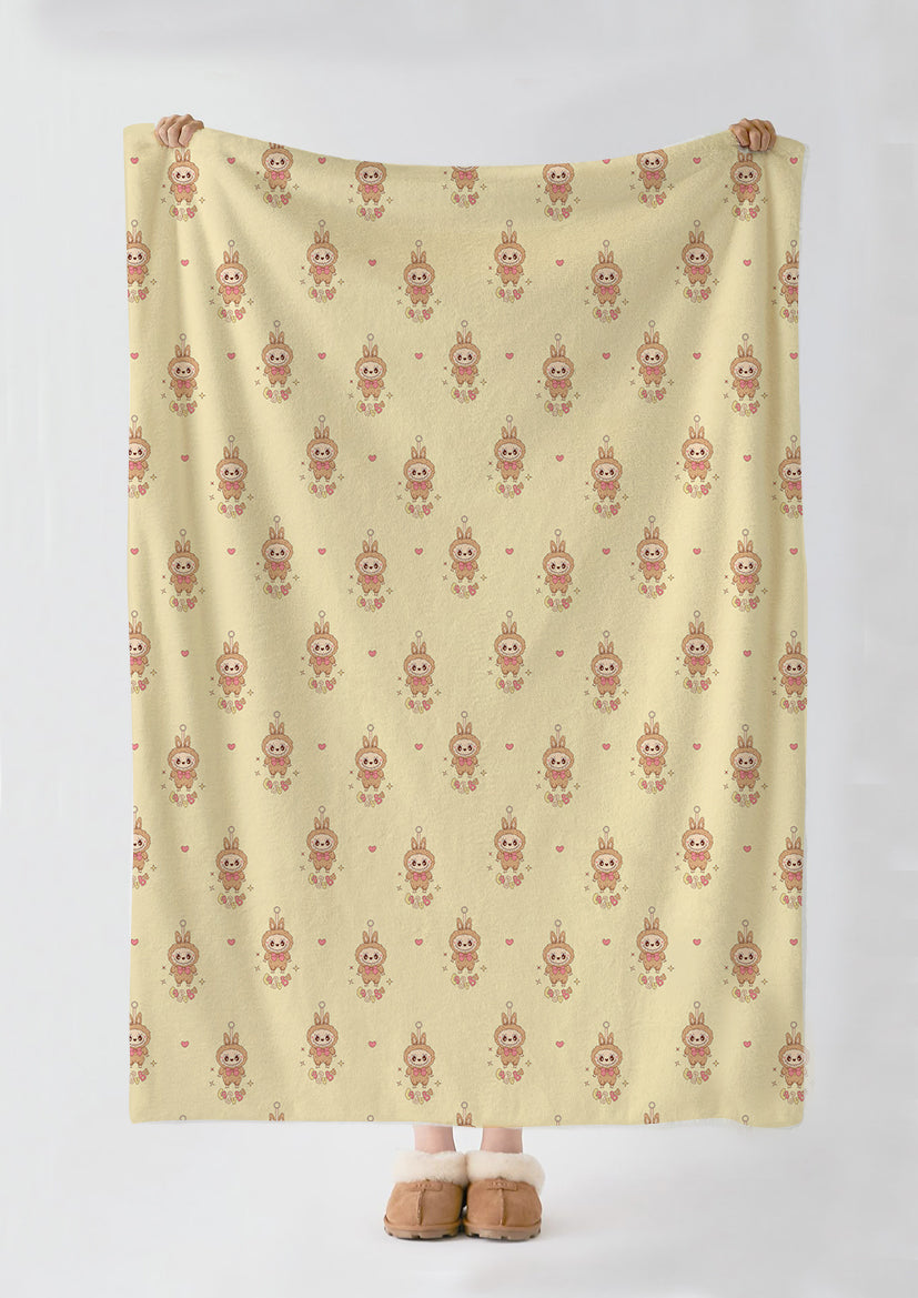 Labubu Reversible Kids Single Quilt