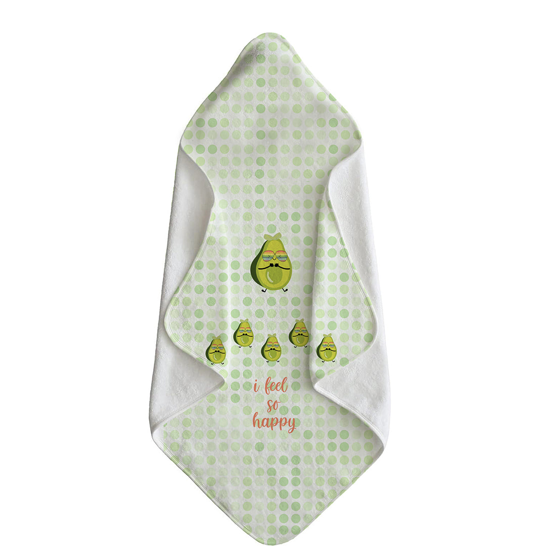 Avocado Waffle Hooded Towel – 100% Cotton