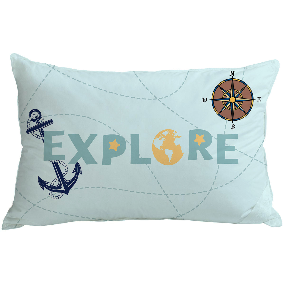 Underwater world 100% Cotton Single Bedsheet – 300 TC