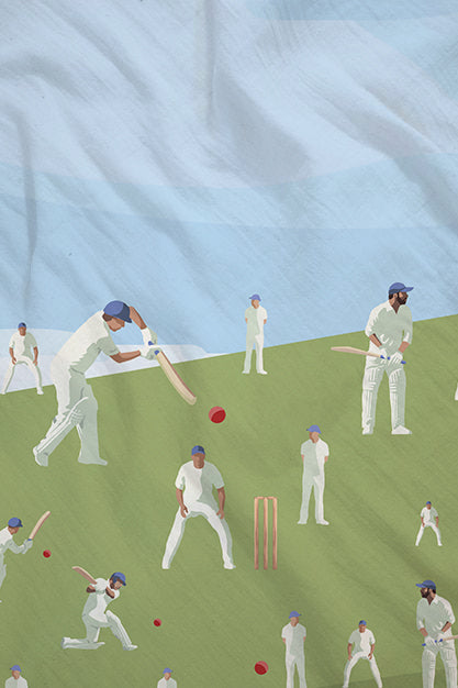 Cricket Champions 100% Cotton Double Bedsheet