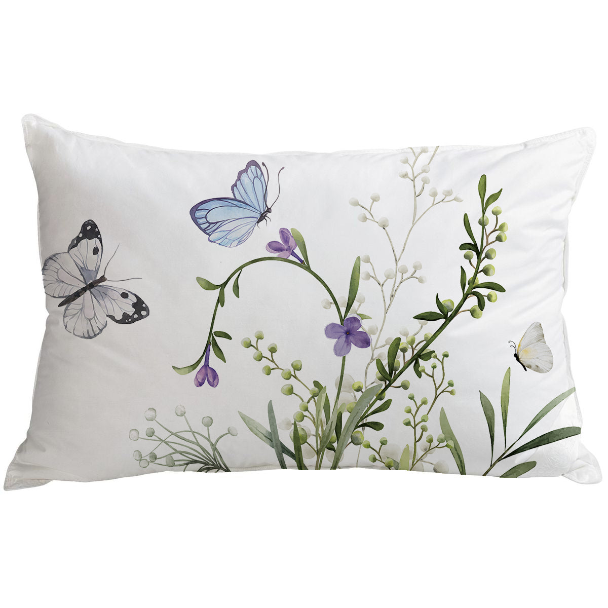 The Butterfly Bloom Luxury Double Bedsheet 800 TC