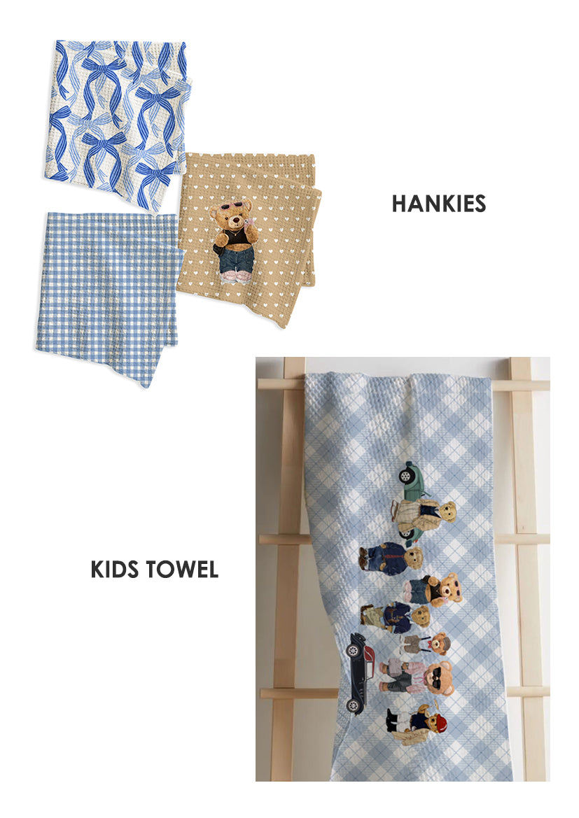 Polo Kids Bath Linen Combo – Kids Towel + Hankies