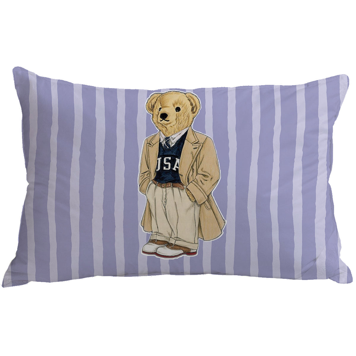 Polo Bear 100% Cotton Single Bedsheet – 300 TC
