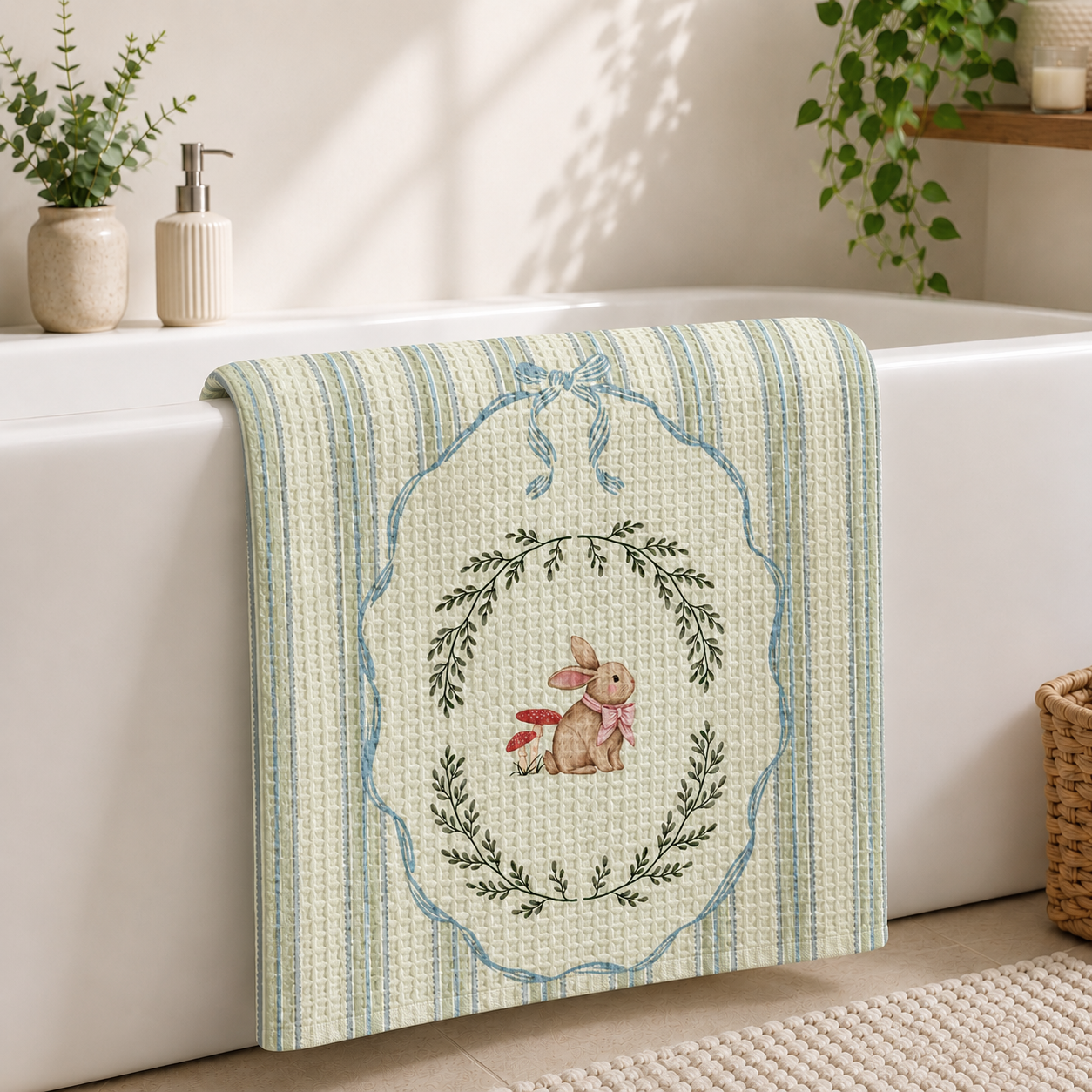 Peter Rabbit Waffle Bath Towel – 100% Cotton (Copy)