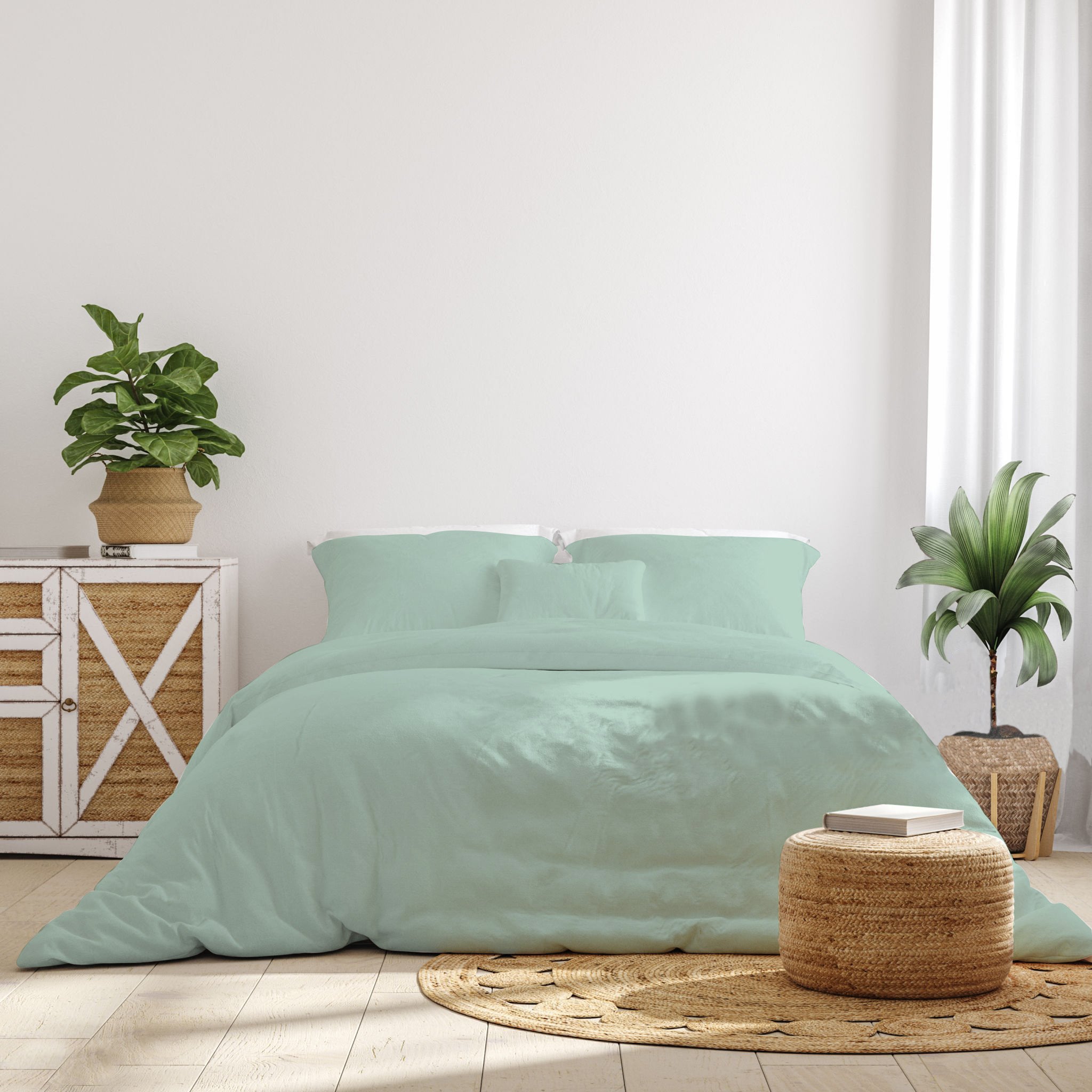 Solid Double Bedsheet