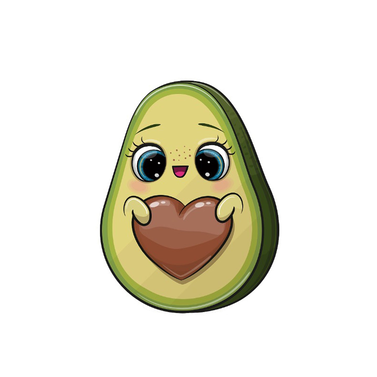 Avocado Fun Snuggle Cushion – Shaped