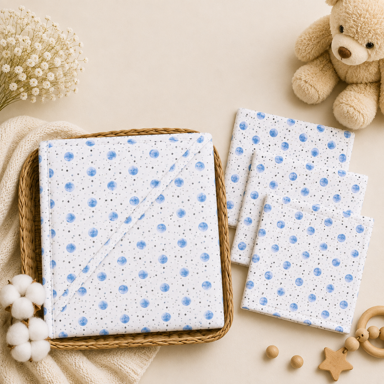 NEWBORN BATHING SET - LITTLE SPACE