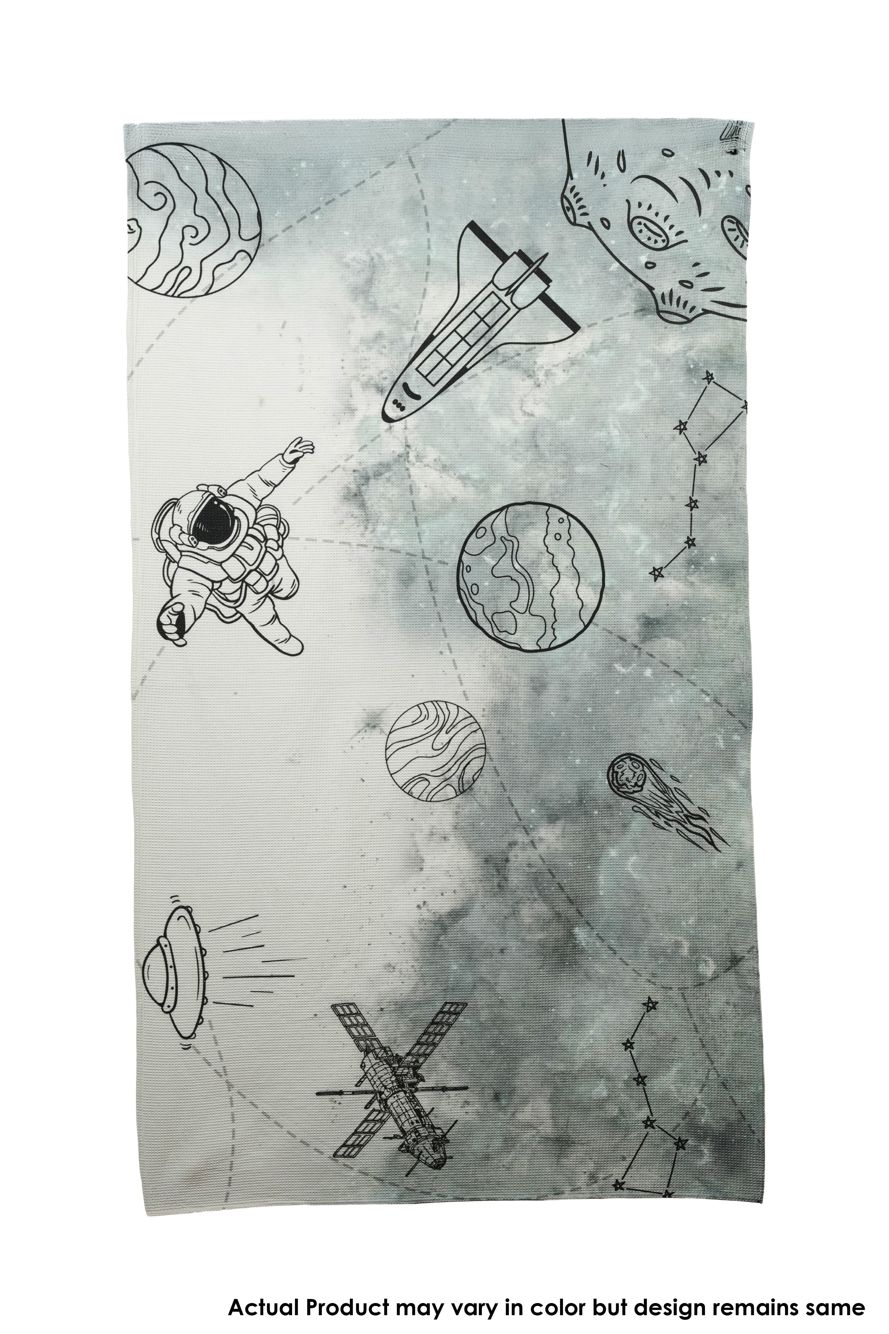 Astronaut Waffle Bath Towel – 100% Cotton