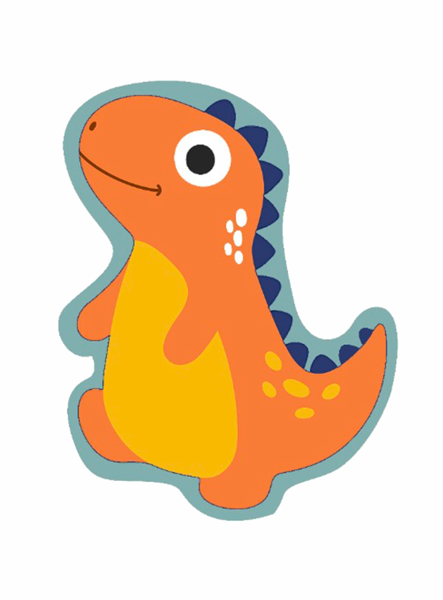 Dino Fun Snuggle Cushion – Shaped