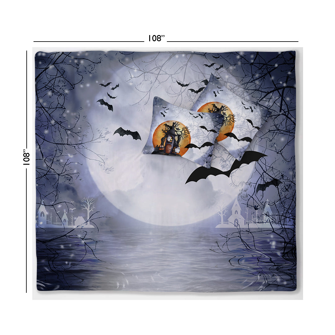 Starry Nights 100% Cotton Double Bedsheet
