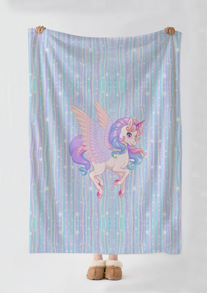 Unicorn Reversible Kids Single Quilt