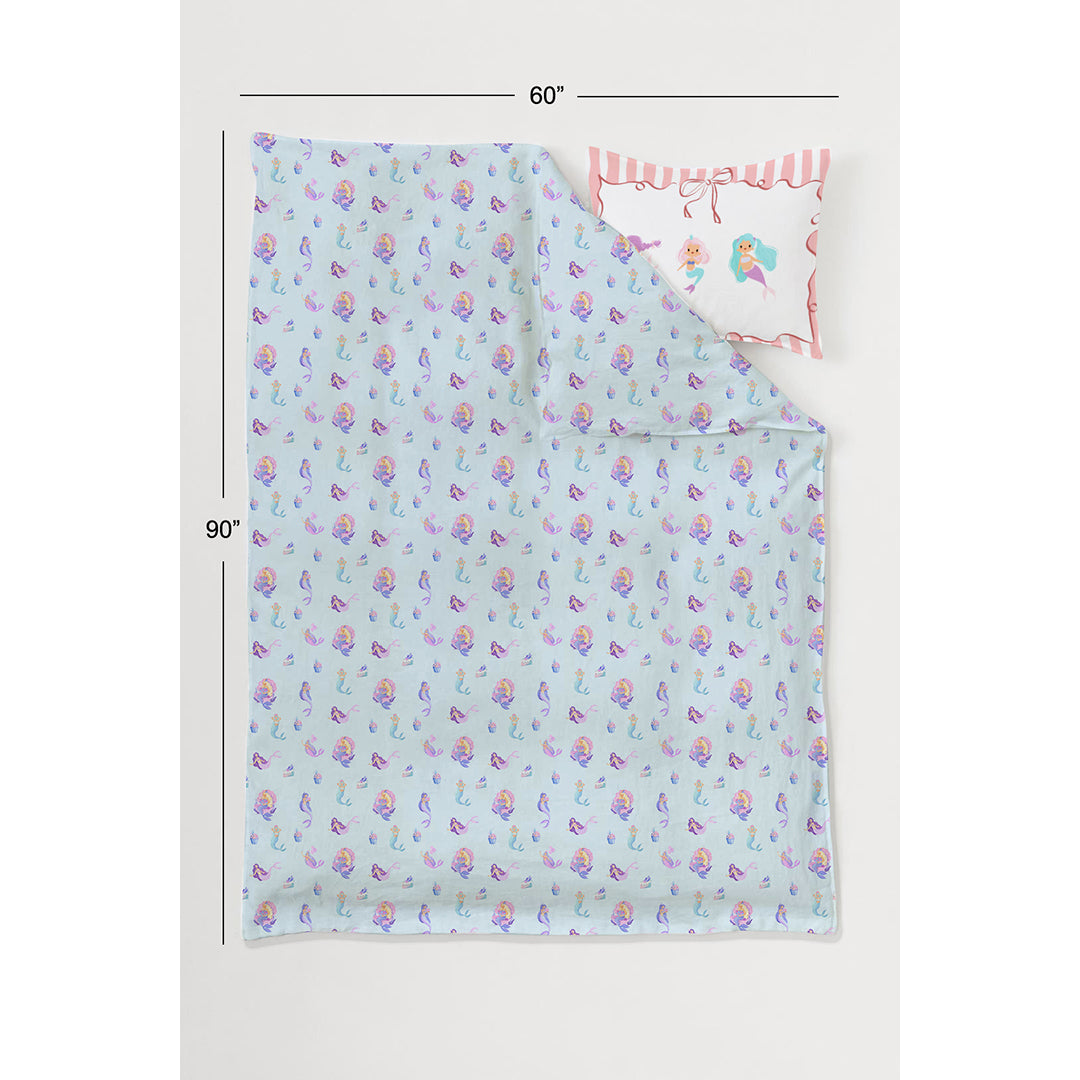 The Little Mermaid 100% Cotton Single Bedsheet – 300 TC