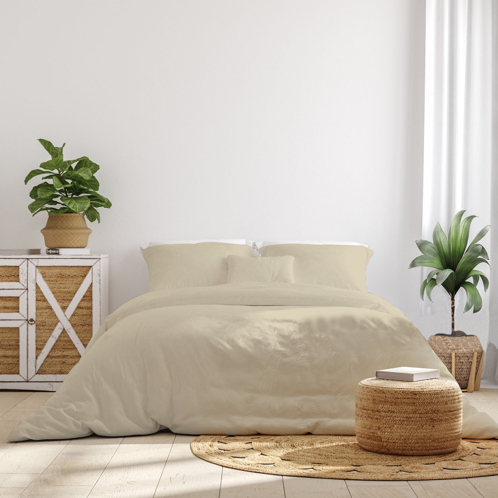 Solid Double Bedsheet