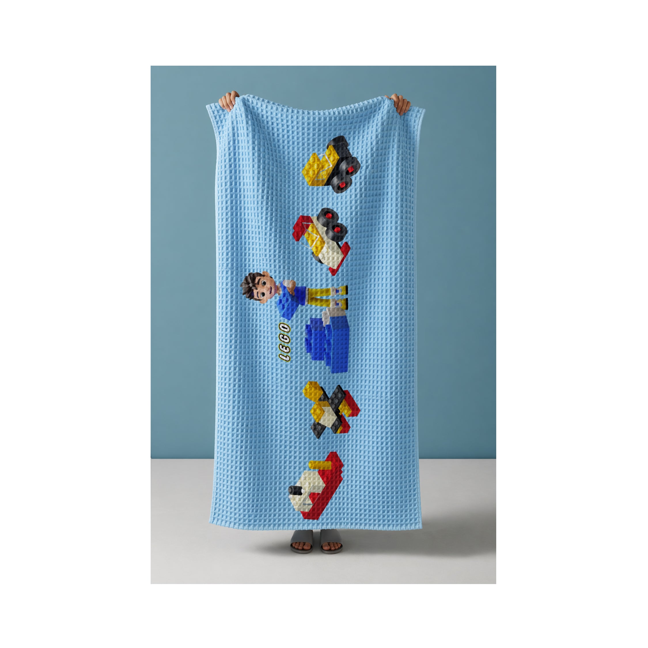 Lego Waffle Bath Towel – 100% Cotton