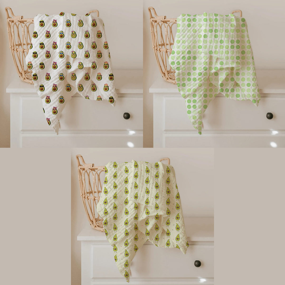 Avo Muslin Swaddle Set – Set of 3