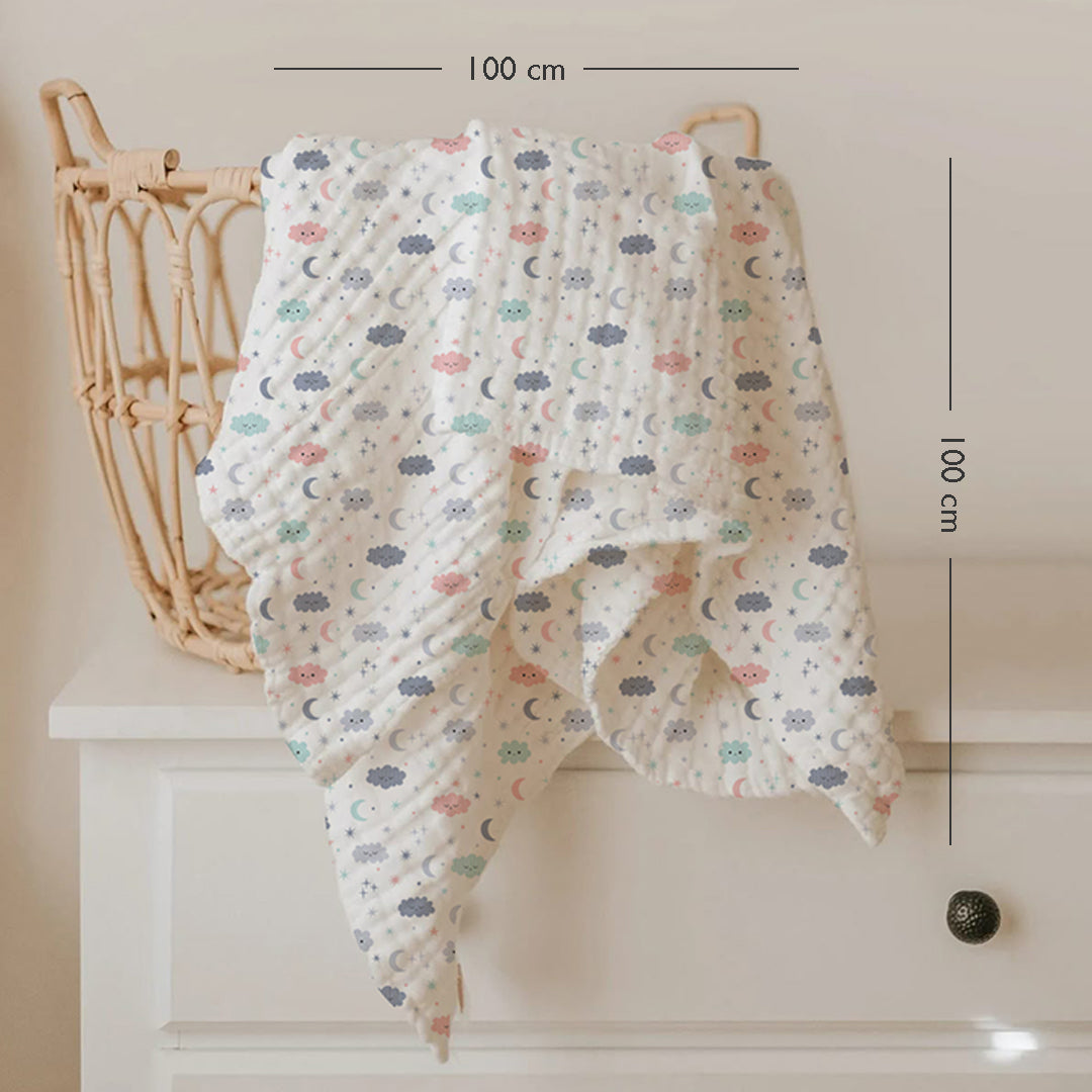 Mermaid Muslin Swaddle Set – Set of 3