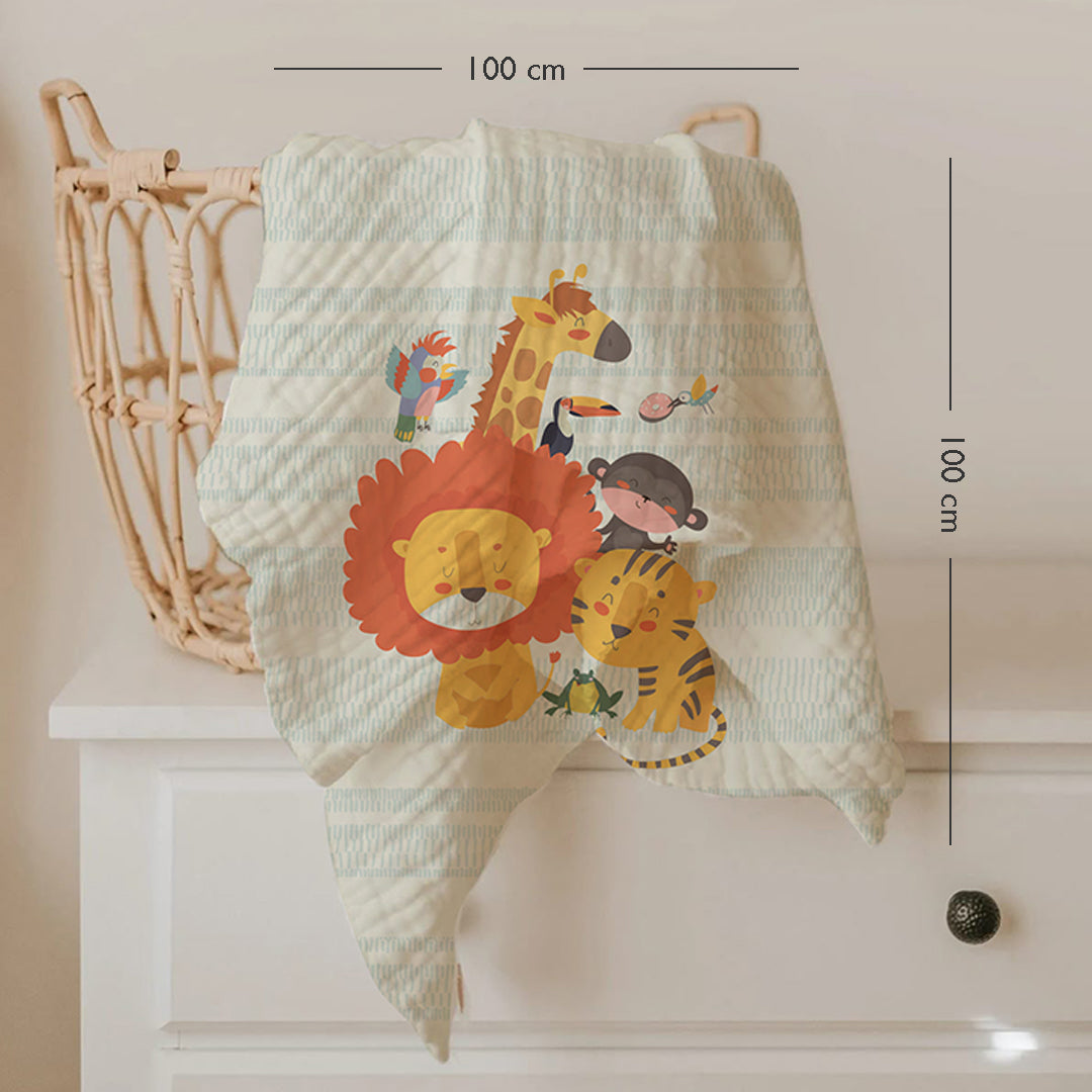 Jungle Muslin Swaddle Set – Set of 3